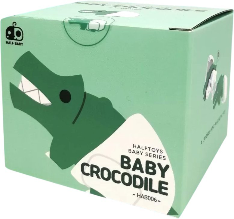 Магнитный конструктор Halftoys Baby Animal Крокодил HAB006