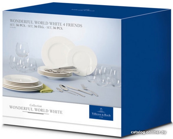 Столовый сервиз Villeroy & Boch Wonderful World White 10-1155-9032