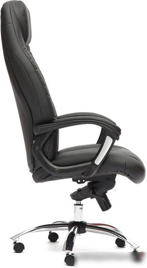 Кресло TetChair Boss Lux (иск.кожа, кожзам черный/черный перфорированный 36-6/36-6/06)