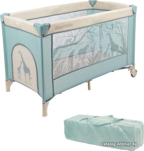Манеж-кровать Amarobaby Multiform Safari AMARO-26MSA-Ze (зеленый)