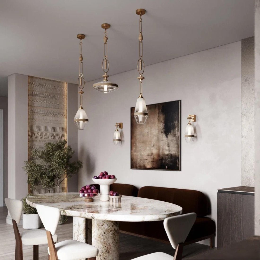 Подвесная люстра Odeon Light Krema 5441/1B