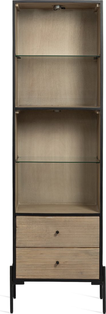 Шкаф-витрина TetChair Secret de Maison Whitewood 7903 (античный белый/черный)