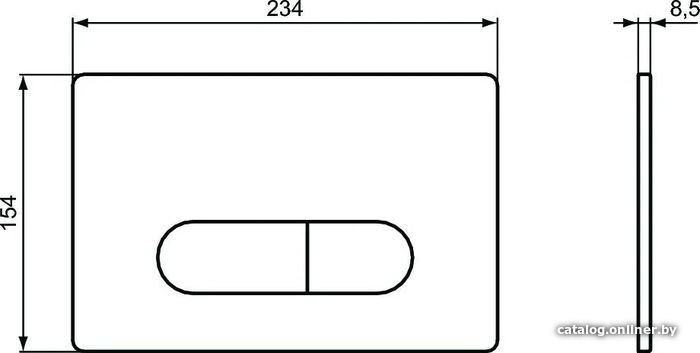 Панель смыва Ideal Standard Oleas M1 R0115A6