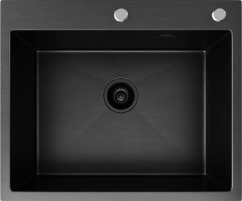 Кухонная мойка Axus LS-6050B Nano Black