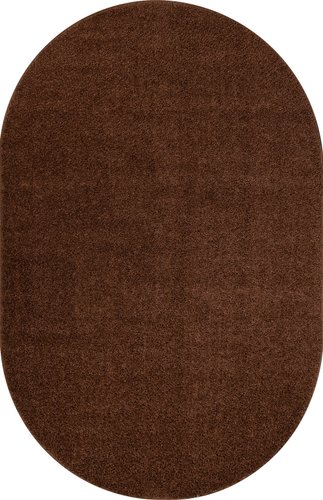 Ковер для жилой комнаты Merinos Lana T600-OVAL-BROWN (1.5x2.3)
