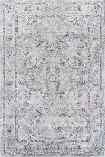 Ковер для жилой комнаты Merinos Iris МР04-STAN-CREAM-BLUE (2.4х3.4)