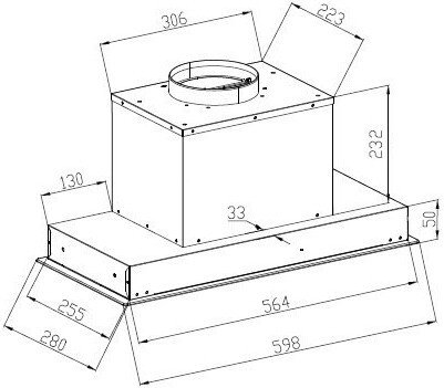 Кухонная вытяжка Schtoff Rost 60 White