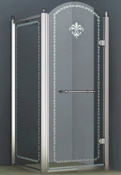Душевая стенка Cezares RETRO-A-100-FIX-CP-Cr (боковая)