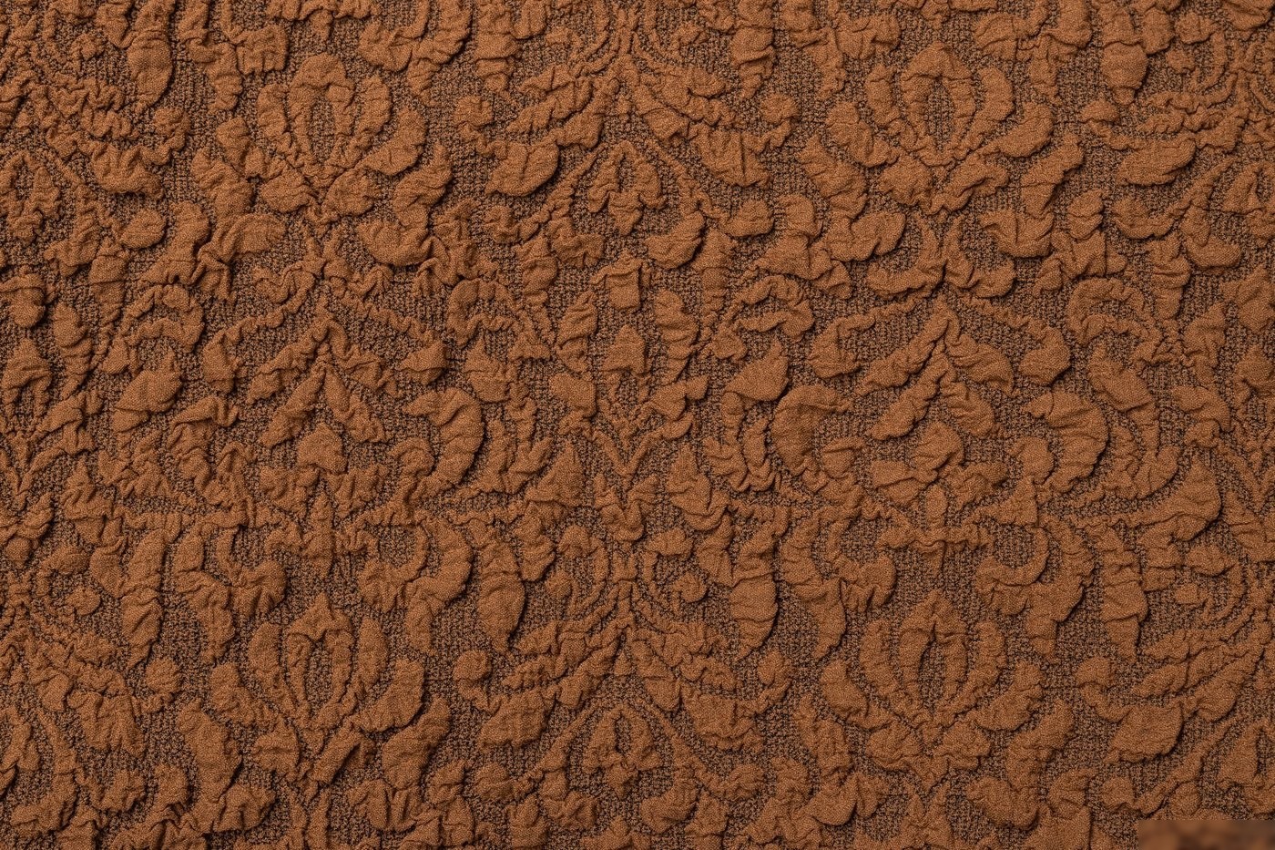 Чехол для дивана Mio Tesoro С оттоманкой ПО-3 жаккард Люкс 1858/1444 (шоколад, правый)