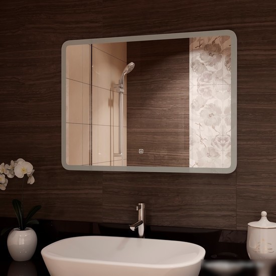 Континент Зеркало Demure Led 80x60 (с бесконтактным сенсором)