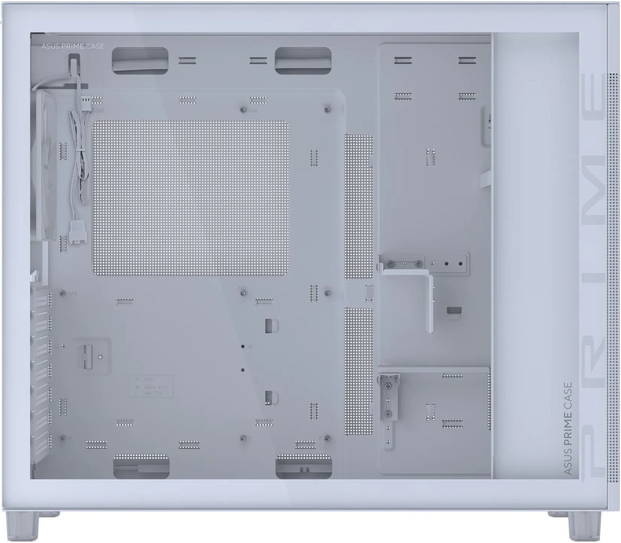 Корпус ASUS Prime AP303 Tempered Glass Panel (белый)