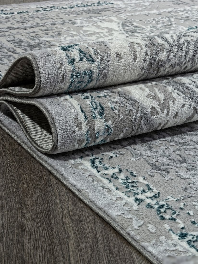 Ковер для жилой комнаты Merinos Palermo F290-STAN-GRAY-GREEN (2.4x4)