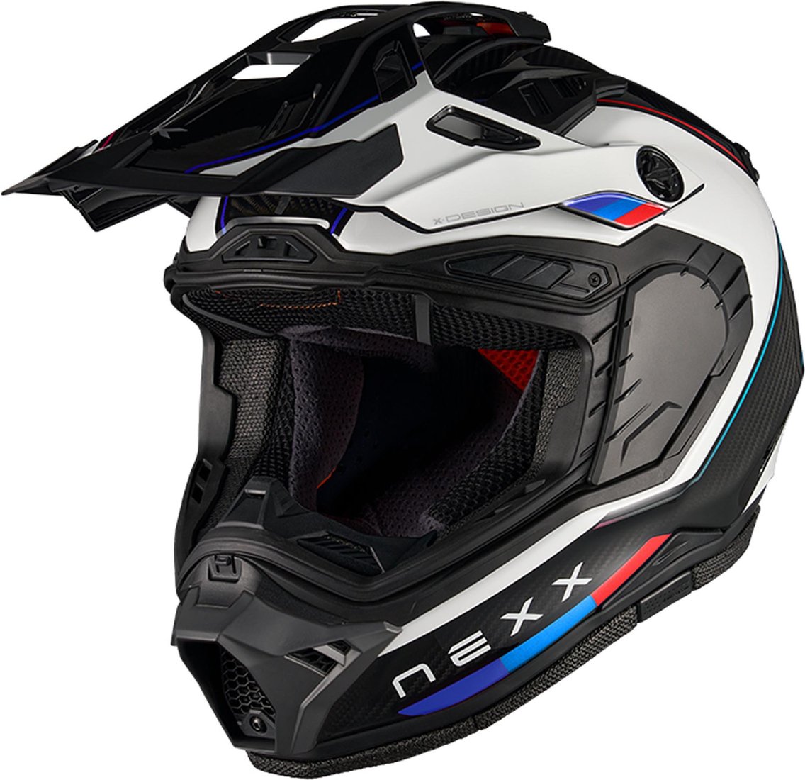 Мотошлем Nexx Helmets X.Rally Raid (M, синий/красный)