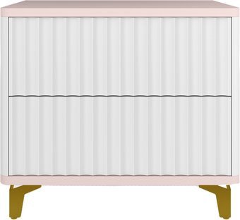 Тумба Shtabe Royal 5003 эко (зефир/золото)
