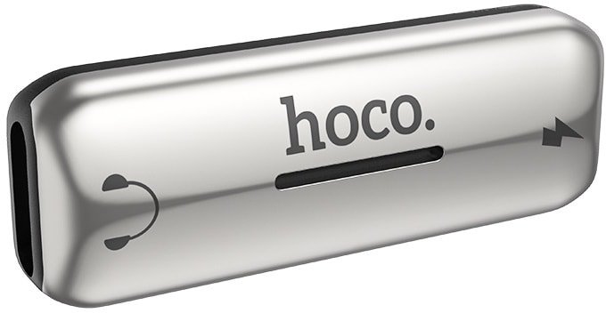 Адаптер Hoco LS27 Lightning (серебристый)