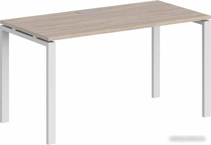Стол Norden 140x80x75 SG.208.OL.63.WH (белый/дуб светлый)