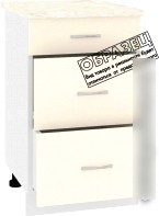 Шкаф напольный Кортекс-мебель Корнелия Лира НШ50р3ш (черный/марсель)
