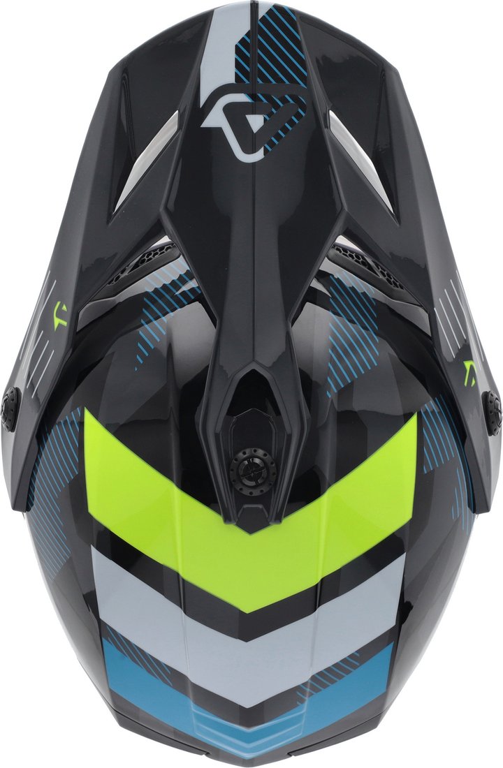 Мотошлем Acerbis Rider Junior 0026031.444.052 (Y/S (49-50), черный/флуоресцентный желтый)