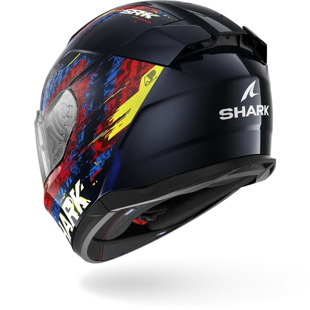 Мотошлем Shark Helmets D-Skwal 3 Speed-Vib HE0908E-BRB-S (S, синий/красный/синий)
