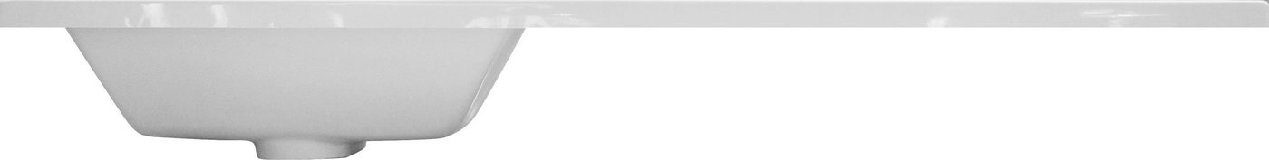 Symbolite Тумба с умывальником Даллас 110 Люкс Plus 3 ящика + Даллас 110x48 (левый, белый)