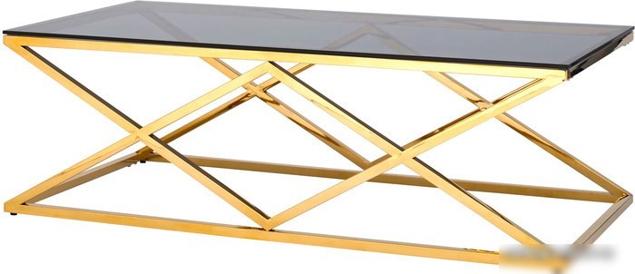 Журнальный столик Stool Group Инсигния 120x60 ECT-026-TG-SK (стекло smoke/сталь золото) Журнальный столик Stool Group Инсигния 120x60 ECT-026-TG-SK (стекло smoke/сталь золото)