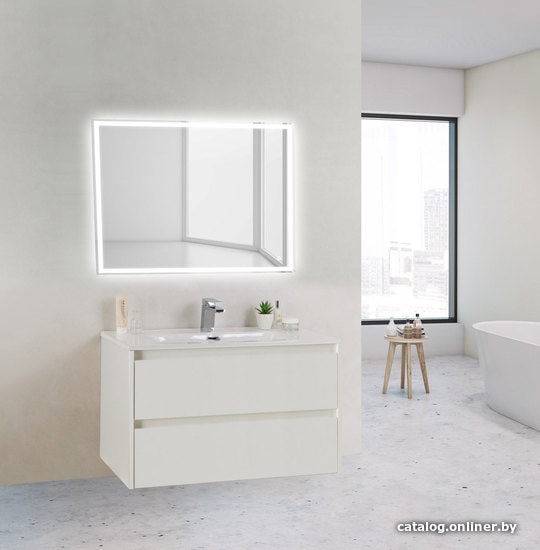 BelBagno Тумба под умывальник Kraft 39-800/390-2C-SO-BO (bianco opaco)