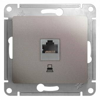 Розетка компьютерная Systeme Electric Glossa GSL001281K