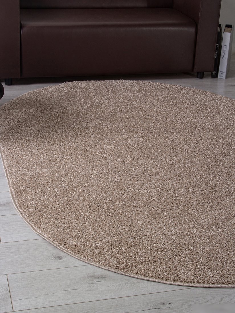 Ковер для жилой комнаты Merinos Lana T600-OVAL-BEIGE 6 (2x3)