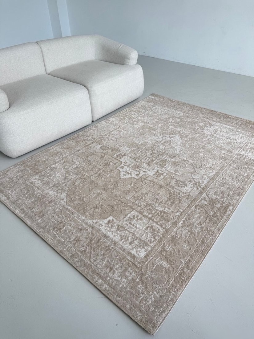 Ковер для жилой комнаты LAXMI Comfort 329 прямоугольник (1.2x1.8, Beige/Beige)