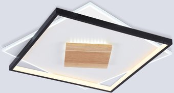Подвесная люстра Ambrella FL4791 WH/BK/WD (белый/черный/дерево)