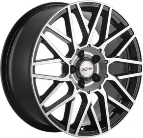Литые диски X'trike X-133 18x7.5" 5x114.3мм DIA 54.1мм ET 50мм BK/FP