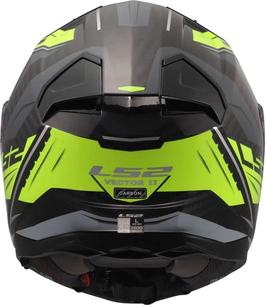Мотошлем LS2 FF811 Vector II C Savage (XL, H-V Yellow)