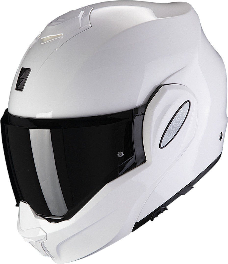 Мотошлем Scorpion Exo Exo-Tech Evo Solid (р. M, белый)