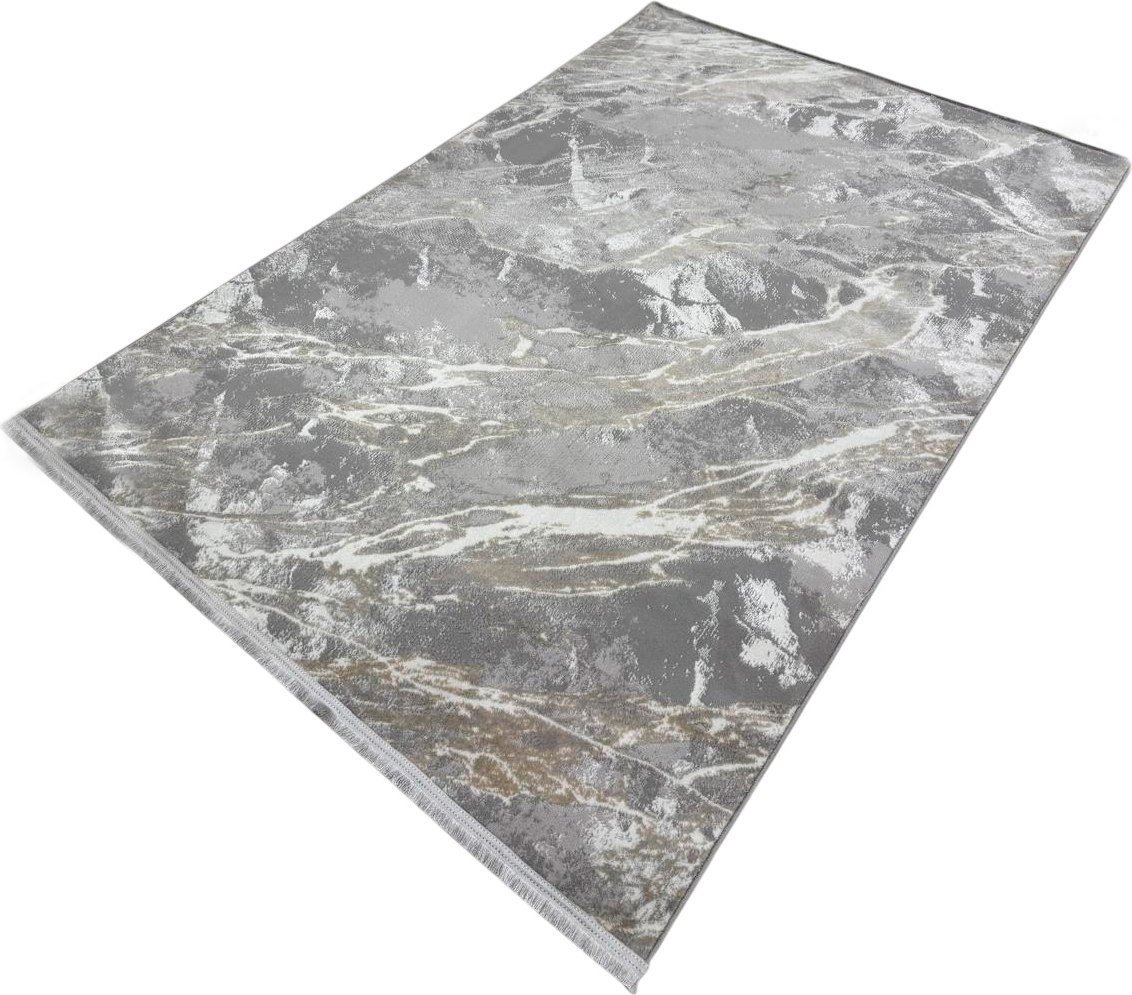 Ковер для жилой комнаты Radjab Carpet Афина Прямоугольник 9012A 12879RK (2.4x3.4, Grey/Beige)