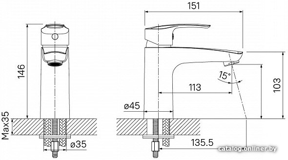 Смеситель IDDIS Ray RAYSB00i01