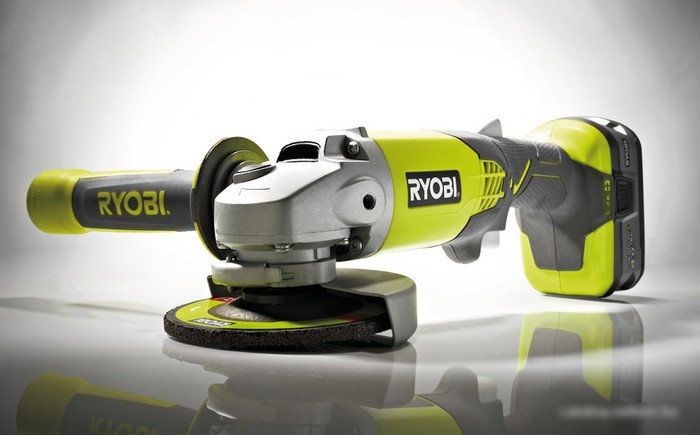Угловая шлифмашина Ryobi R18AG-0
