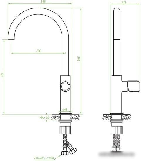 Смеситель Laveo Pretto BAO 068D