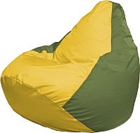 Кресло-мешок Flagman Груша Мега XXXL Г3.1-259 (желтый/оливковый)