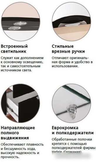 Style Line Тумба под умывальник Жасмин-2 100 (для квадратной раковины)