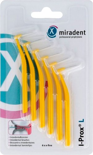 Межзубные ершики Miradent I-Prox 630211 (6 шт, желтый)