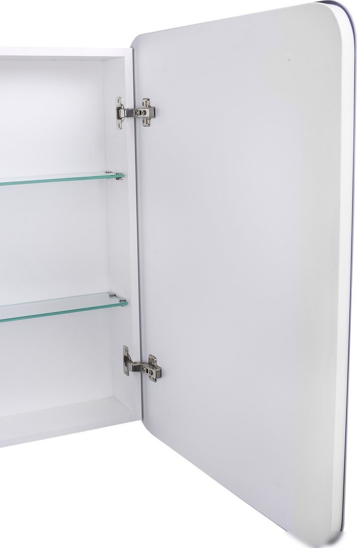 Symbolite Шкаф с зеркалом для ванной Каре 55x80 (с подсветкой, сенсор на зеркале)