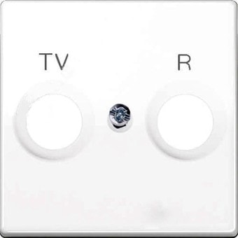 Накладка для TV розетки Simon 82053-30 (белый)