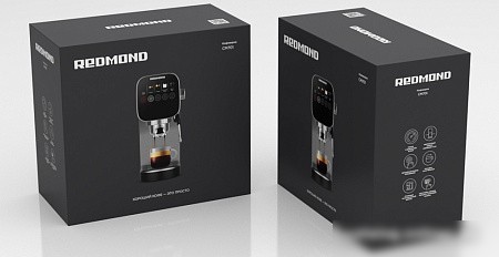 Рожковая кофеварка Redmond CM701 (сталь)