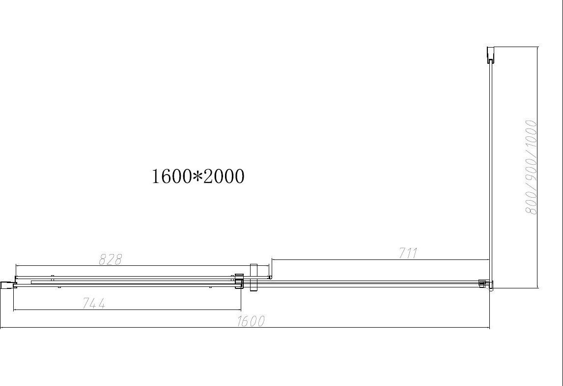 Душевой уголок Vincea Dice VSR-4D8016CLB