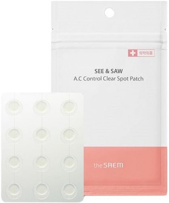 The Saem Маска-патч для лица See & Saw A.C Control 2x10 мм (24 шт)