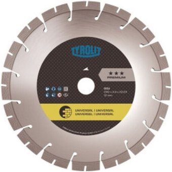 Отрезной диск алмазный Tyrolit Basic DCU 125x2x22.23 34501338