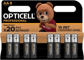 Батарейка Opticell Professional AA (8 шт)