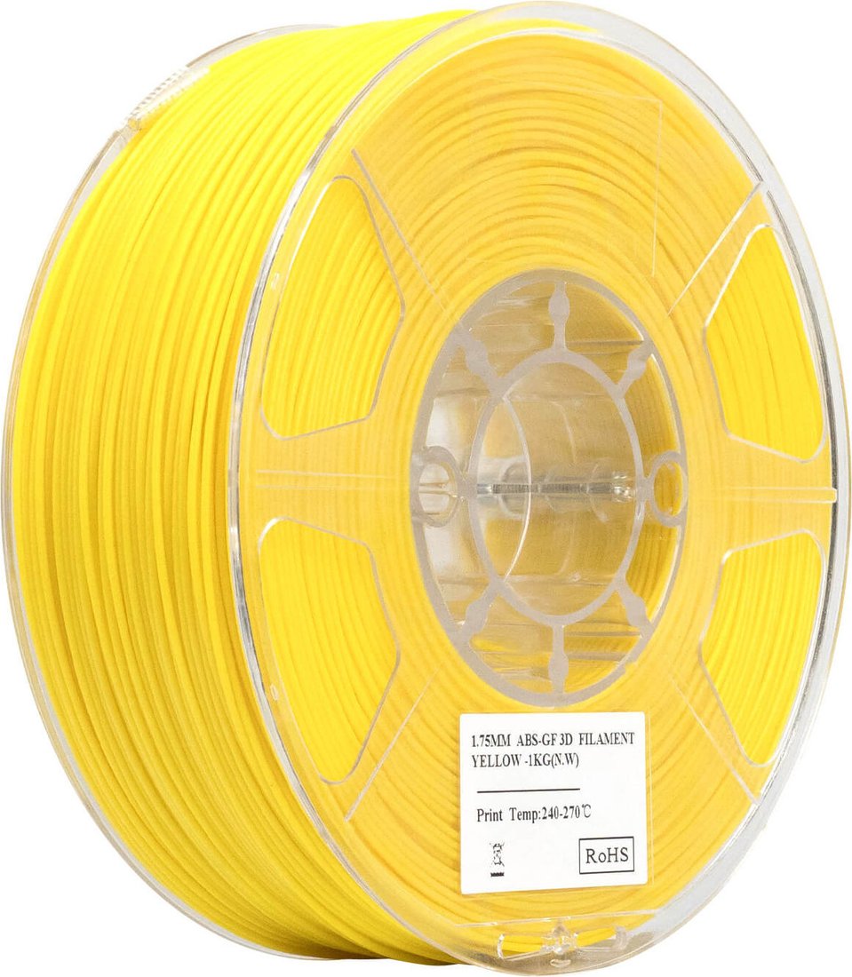 Пластик eSUN ABS-GF ABS-GF175Y1TZ1 (1.75мм, 1кг, желтый)