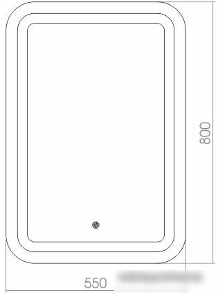 Silver Mirrors Зеркало Мальта 55х80 ФР-00000941