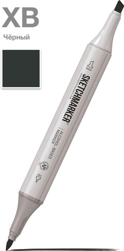 Маркер перманентный Sketchmarker Двусторонний XB SM-XB (черный)